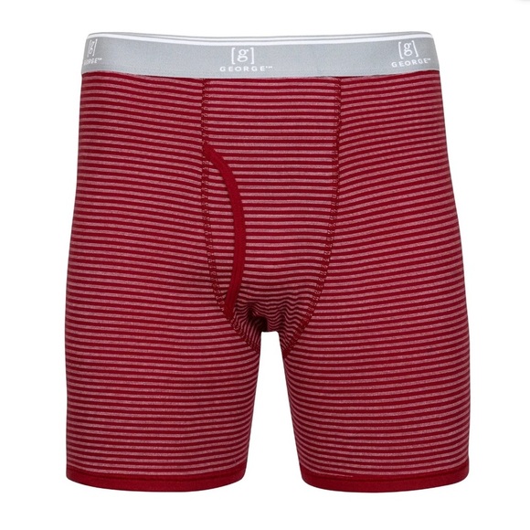 George Men's Regular Leg Boxer Briefs, 6-Pack - Picture 2 of 6